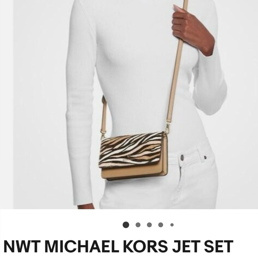 Michael Kors Zebra Pattern Crossbody Bag
